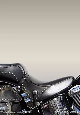 Side view of middle of motorcycle