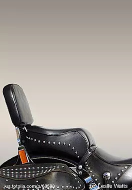 Side view of rear of motorcyle